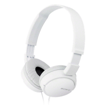 Fone de Ouvido Sony Headphone MDR-ZX110 Branco - Dobravel