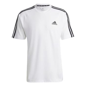 Camiseta AEROREADY Sereno 3-Stripes - Adidas - Camisa e Camiseta Esportiva - Magazine Ofertaesperta