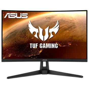 Monitor Asus Gamer 27´ WQHD, 165 Hz, 1ms, Curvo 1500R, Adaptive-Sync (FreeSync Premium), Display Port, HDMI (v2.0), TUF Gaming VG27WQ1B