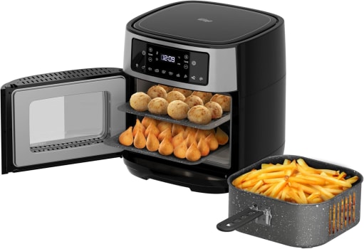 WAP Fritadeira Elétrica Air Fryer OVEN DIGITAL 12 Litros, Revestimento Antiaderente, 10 Funções, 1800W 127V