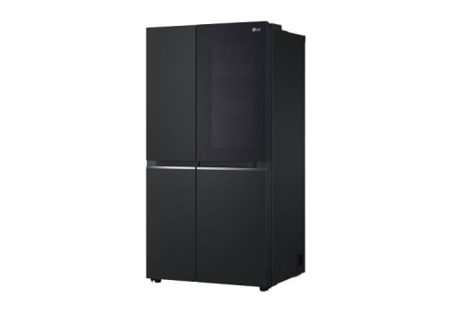 Geladeira Smart LG Inverter Side by Side InstaView 647 litros Cor Black Inox (GC-V257SQV) - Geladeira / Refrigerador Side by Side - Magazine 