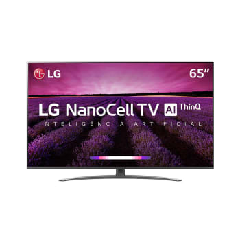 Smart TV LED 65" 4K LG 65SM8100 NanoCell 4 HDMI 3 USB Wi-Fi Bluetooth 120Hz
