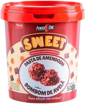 Pasta de Amendoim Sweet 500g Bombom de Avelã - Power One