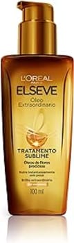 Óleo Capilar L'Oréal Paris Elseve Óleo Extraordinário, 100ml - Leave In, Anti Frizz, Protetor Térmico, Tratamento Reconstrutor para Todos os tipos de cabelo