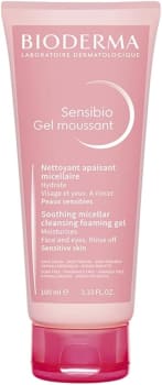 Sensibio Gel Moussant - Gel de Limpeza Micelar Calmante e Hidratante 100 Ml Bioderma