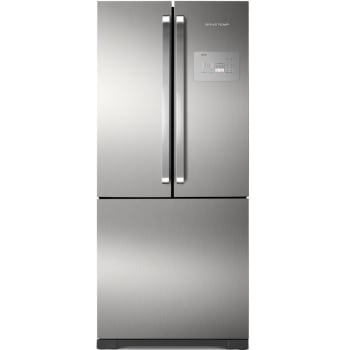 Geladeira Brastemp Frost Free Side Inverse 540 litros cor Inox com Ice Maker - Outlet - BRO80AK_OUT