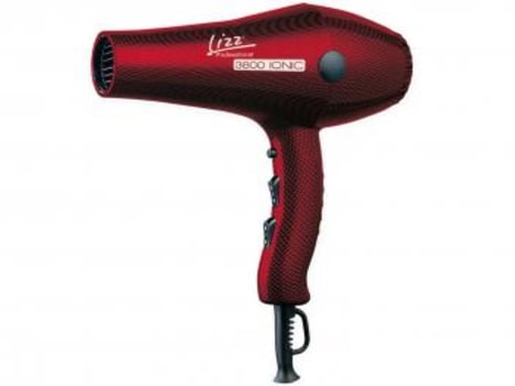 Secador de Cabelo Lizz Profissional 3800 Ionic - Red Line 1900W 6 Velocidades - Magazine Ofertaesperta