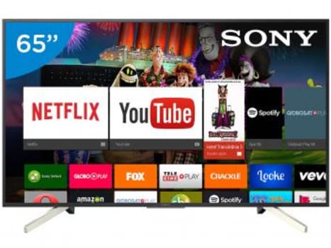 Smart TV LED 65” Sony 4K/Ultra HD XBR-65X905F - Android Conversor Digital Wi-Fi 4 HDMI 3 USB DLNA - Magazine Ofertaesperta