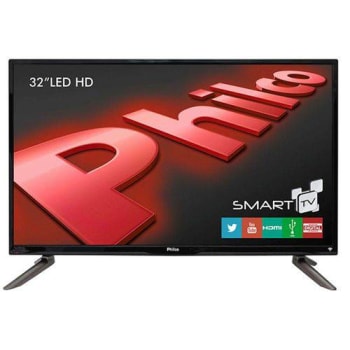 Smart TV Led 32" Philco Ph32c10dsgwa HD Conversor Digital Integrado 3 HDMI 2 USB Wi-Fi