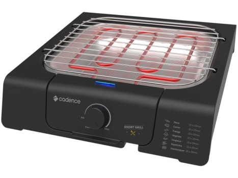 Grill Cadence Short Grill Quadrado 1200W