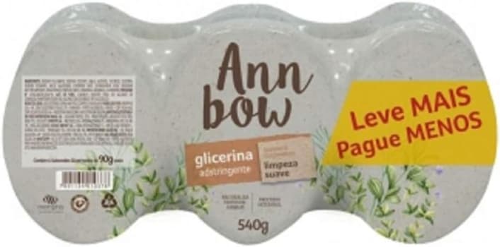 Sabonete Glicerina De 90G- Com 6 Unidades, Ann Bow, Ann Bow