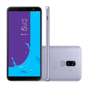 Smartphone Samsung Galaxy J8 SM-J810MZVKZTO 64GB Prata Tela 6" Câmera 21MP Android 8.0