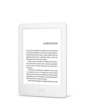 (Branco ou preto) Kindle 10ª Geração Amazon Tela 6” 4GB Wi-Fi - Luz Embutida 