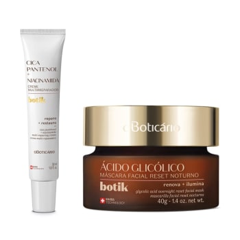 Combo Botik: Creme Multirreparador 30ml + Máscara Facial Noturna 40g