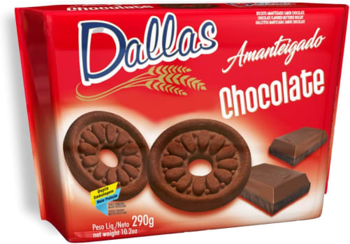 Biscoito Amanteigado Chocolate Dallas 290G