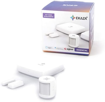 Kit Casa Inteligente Essencial Sensor De Presença e Abertura Zigbee, Ekaza Compatível Alexa