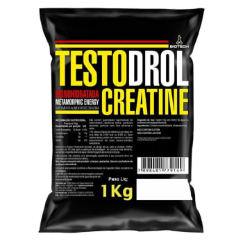 Creatina Monohidratada Hardcore Testodrol 1Kg - Biotech