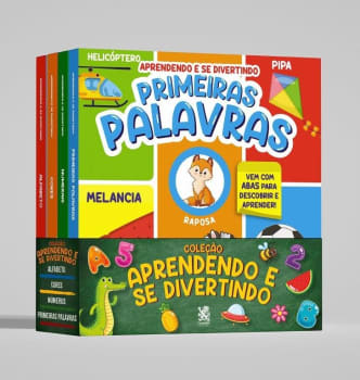 Coleção Aprendendo e se Divertindo - Kit com 4 Livros 