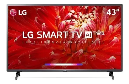 Smart Tv 43lm6370 Full Hd 43 Thinqai Bluetooth Hdr LG Bivolt