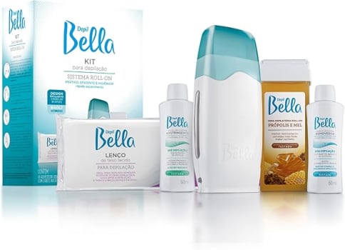 Kit Para Depilação Sistema Roll-On, Depil Bella