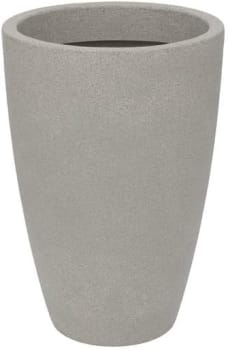 Vaso Malta Cone Polietileno, 38 x 55 cm - Vasart (Granito Pedra)