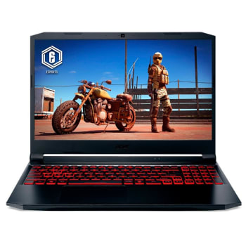 Notebook Gamer Nitro 5 ACER, 15,6" Full HD IPS 144Hz, Processador Intel Core i5-11400H, GTX 1650, 512GB SDD, Retroiluminado Vermelho, SO Linux Gutta