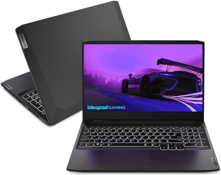 Notebook Lenovo 82MG0009BR  ideapad Gaming 3i, i5-11300H, 8GB, 512GB SSD Dedicada GTX 1650 4GB 15.6" FHD WVA W11, Preto     