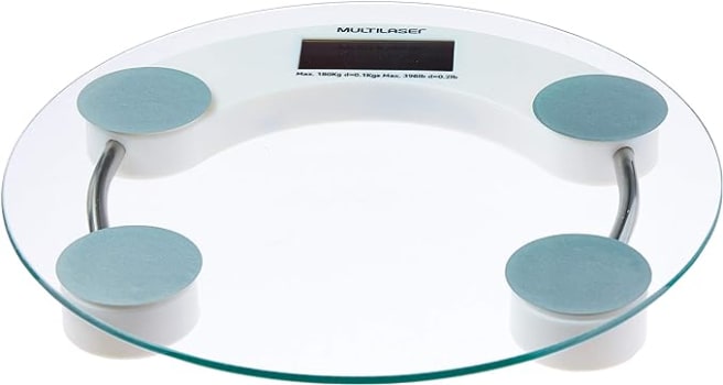 Balança Eatsmart Digital LCD Branca Multilaser - HC039  