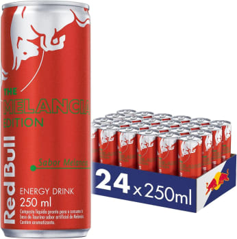 Energético Red Bull Energy Drink, Summer Edition - Melancia, 250 ml (24 latas)