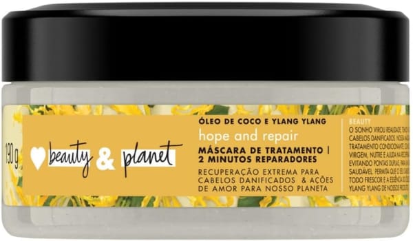 Love Beauty & Planet Máscara De Tratamento Hope And Repair Óleo De Coco E Ylang Ylang 190G