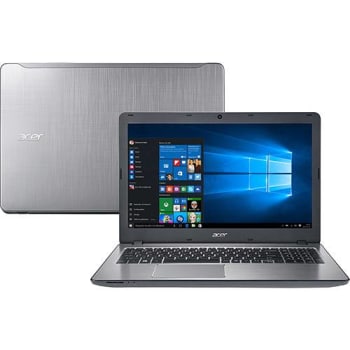 Notebook Acer F5-573G-74DT Intel Core i7 16GB (GeForce 940MX com 4GB) 2TB Tela LED 15,6" Windows 10 - Prata