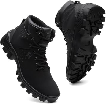 Bota Coturno Masculino Adventure Conforto, Tamanhos 37 ao 44 (Preto)