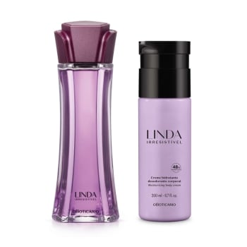 Combo O Boticário Linda Irresistível: Desodorante Colônia 100ml + Loção Corporal 200ml