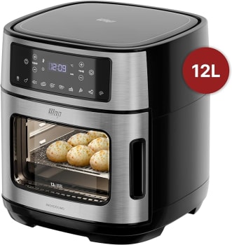 WAP Fritadeira Elétrica Air Fryer Oven Digital 12 Litros Sem Óleo 10 Funções Timer de 24h Aviso Sonoro 1800W Antiaderente WAP AIRFRY 12L 127V