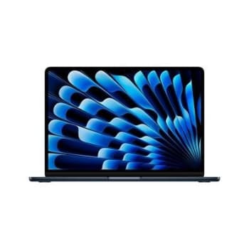 MacBook Air Apple 13", M3, CPU de 8 Núcleos, GPU de 10 Núcleos, 16GB RAM, SSD 512GB, Meia Noite - MXCV3BZ/A