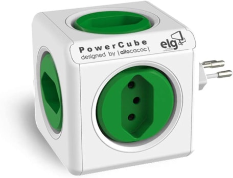 Multiplicador 5 Tomadas Bivolt - PowerCube ELG - PWC-R5