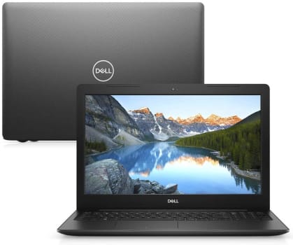 Notebook Dell Inspiron I15-3584-Ds50P 8ª Geração Intel Core I3 4Gb 256Gb Ssd Tela Led 15.6" Linux Preto