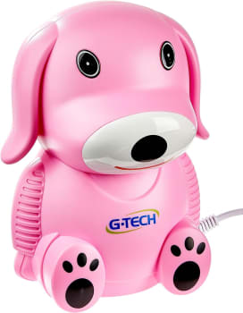 G-Tech Inalador Nebulizador Nebdog Bivolt Rosa