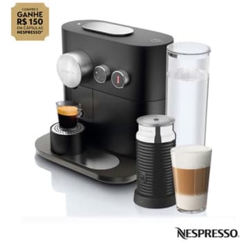 Cafeteira Nespresso Expert Preto para Café Espresso com Aero3 - C80-BR - NLA3NC80BRPTO_PRD