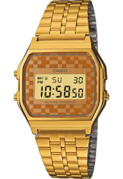  Relógio Casio Vintage Unissex Dourado Digital A159WGEA-9ADF