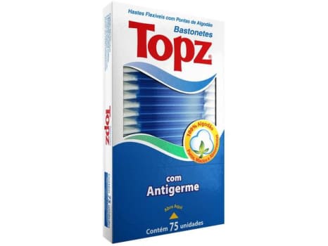 Hastes Flexíveis Bastonetes Topz 75 Unidades - Magazine Ofertaesperta