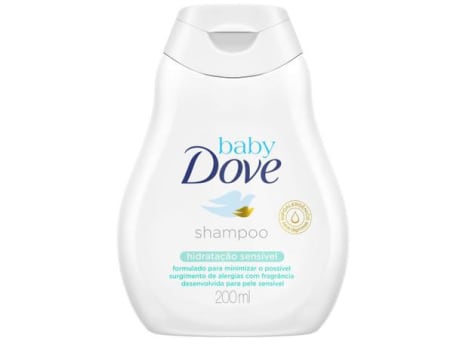 Shampoo Infantil Dove Baby Hidratação Sensível - 200ml - Magazine Ofertaesperta