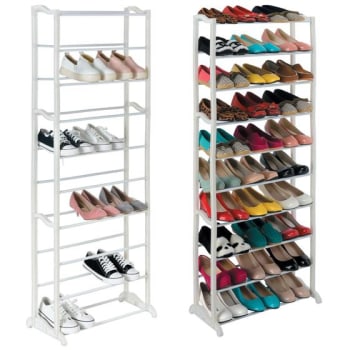 Sapateira Vertical 30 Pares 10 Prateleira Organizador Sapatos - Holtter Home Design - Sapateira - Magazine 