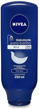 Hidratante Desodorante Para Banho Nivea Milk 250Ml, Nivea, Branco, 250Ml