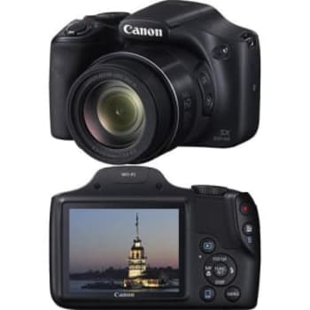 Câmera Digital Semiprofissional Canon SX520HS 16MP Zoom óptico 42x