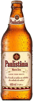2 Unidades - Cerveja Paulistania - Marco Zero - Garrafa - 600ml