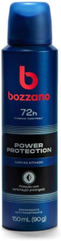 2 Unidades — Desodorante Bozzano Aerossol Antitranspirante Masculino Power Protection - 150ml