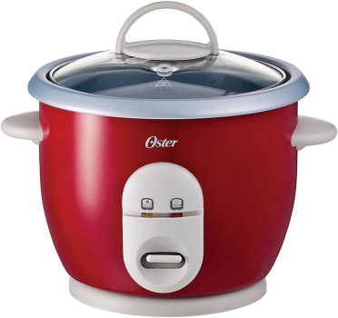 Panela Elétrica Oster, de Arroz Facile, 110V, Vermelho, 350W, CKSTRC4723