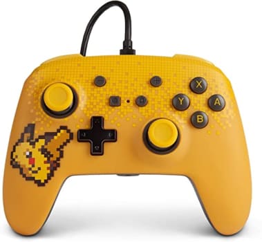 Controle P/ Nsw Powera 1518383-01 Pikachu com Fio - Nintendo Switch