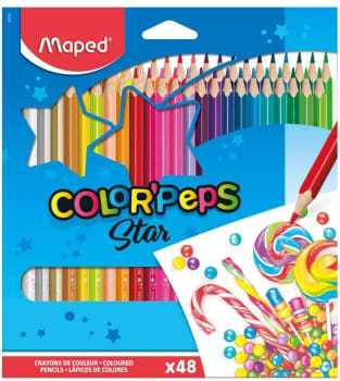 Lápis de Cor, Maped, Color Peps, 832048ZV, 48 Cores